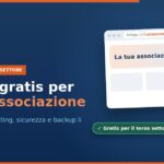 Copertina: un sito gratis per la tua associazione. Nasce CS Web, hosting, sicurezza e backup curati da Comunicare Sociale