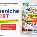 Le Domeniche dello Sport, domenica 4 ottobre al Parco Viviani di Tavernanova – Comune di Casalnuovo di Napoli